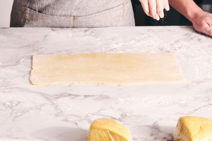 Hand-rolled pasta dough