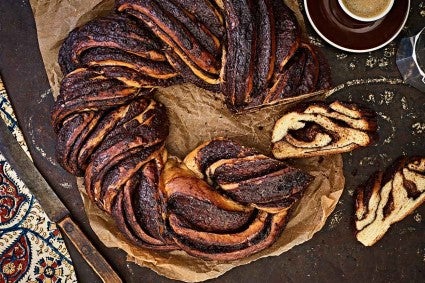 Chocolate Babka Wreath