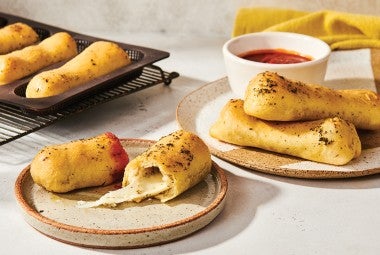Cheese-Stuffed Breadsticks 