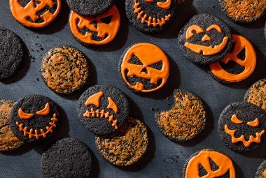 Black Cocoa Halloween Cookies