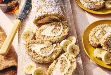 Banana Roll with Cream Cheese Filling