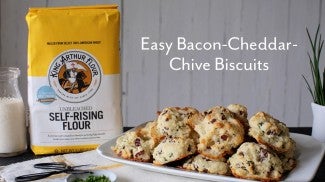 Bacon Cheddar Chive Biscuits