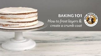 How To Frost Layers Crumb Coat